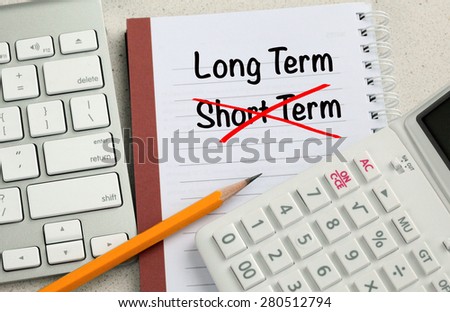 Choice of long term decision versus short term decision