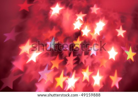 background resources: numerous shining stars against purple background, effect of light play