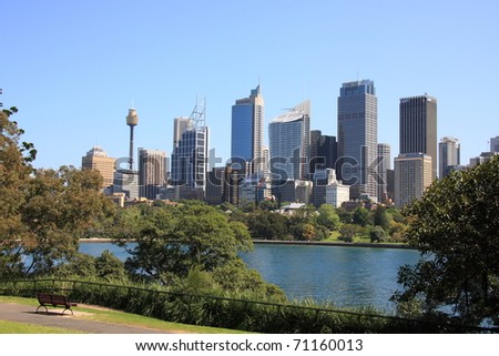 SYDNEY - MAY 29: Sydney business district is the 38th most expensive office market in the world according to the global market survey on May 29, 2008 in Sydney, Australia.