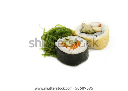 egg sushi roll