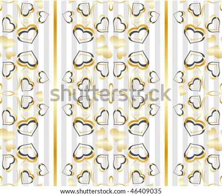 seamless gold and gray pattern - raster copy. see vector format in my gallery