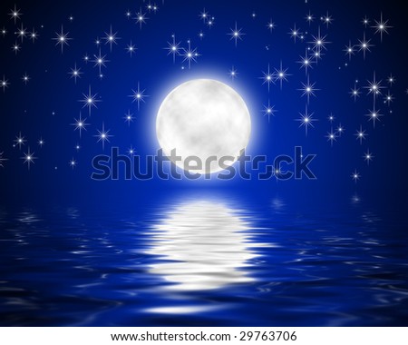 Star Sky Moon