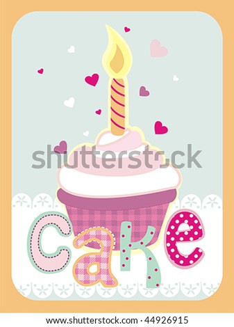 Birthday Card Design Stock Vector 44926915 : Shuttersto