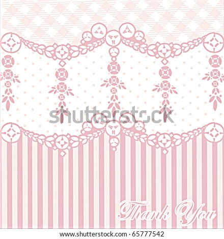 stock vector Romantic Wedding Card Design or package design