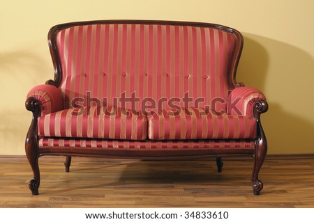 armchair in living room