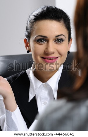young business woman in meeting