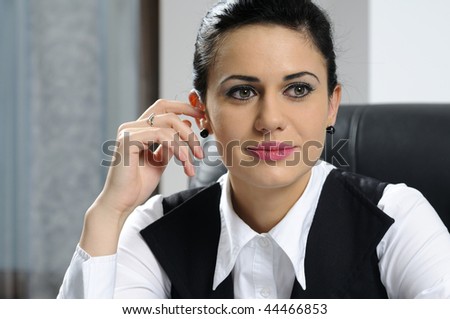 young woman interviewing