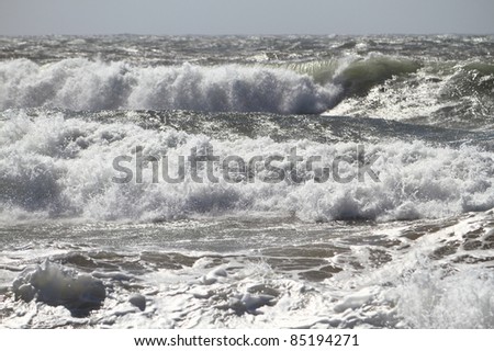 Ocean waves after a storm