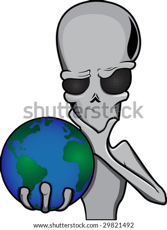 cartoon earth. stock vector : Cartoon