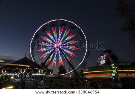 Ferris wheel and assorted Carnival