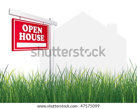 real estate sign design. stock photo : Real Estate Sign