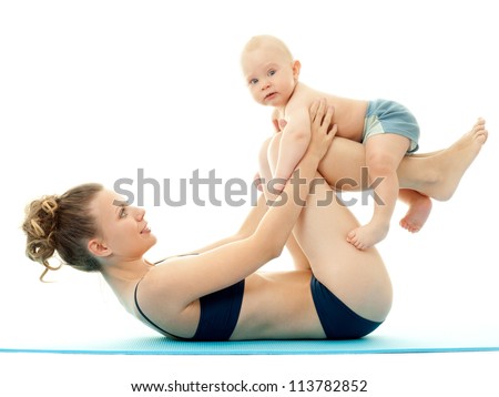 Baby Doing Exercise