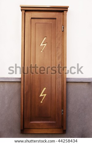 Wooden electrical box