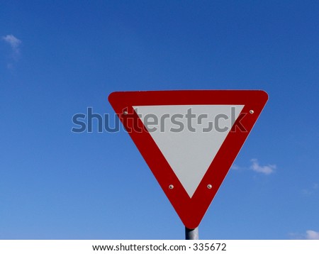 Road sign, warning - look out
