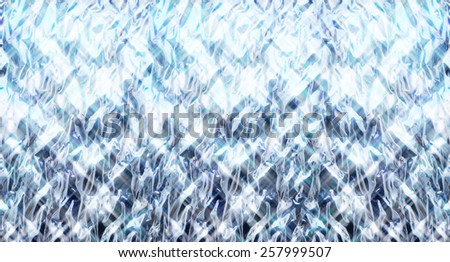 An abstract silver shiny futuristic texture. Heat insulation material.