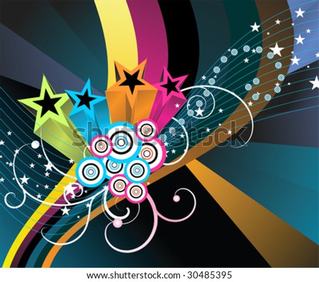 Star Background on Abstract Star Background Stock Vector 30485395   Shutterstock