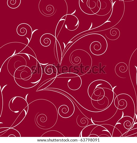 Red Swirly Pattern