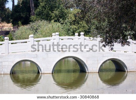 The bridge in Chinese Garden