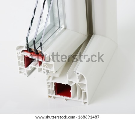 Plastic window profile