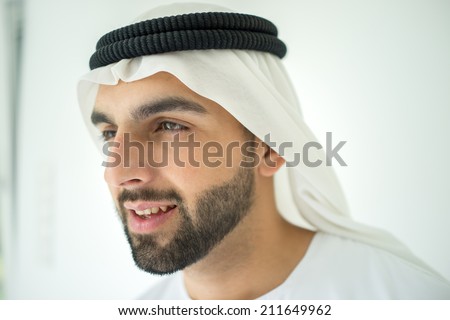 Arabian man profile