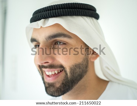 Arabian man profile