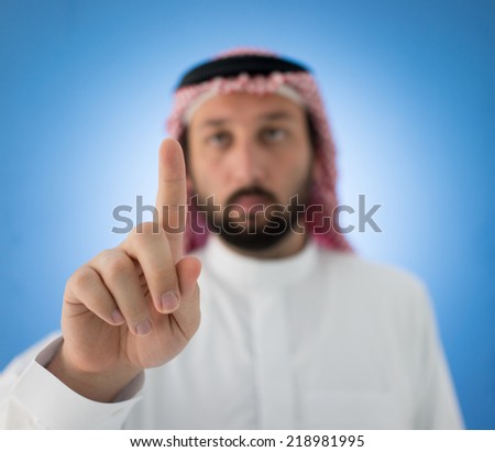 Arabic people posing