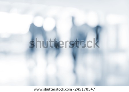 Abstract defocused image of business people (Note: the image is out of focus and suitable as people background)