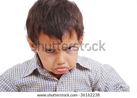 Very very angry kid, great expression of emotion