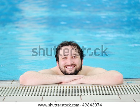swimming man