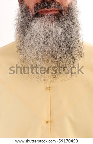 in laden beard in laden on a. stock photo : Long eard,