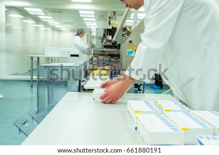 medicine factory worker or operator