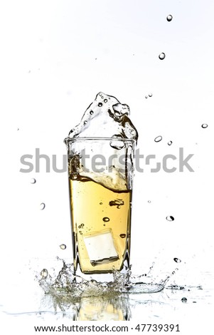 apple juice splash
