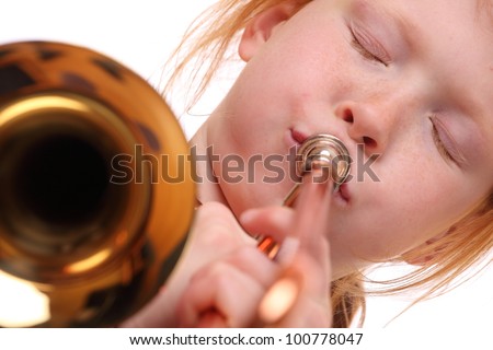 Playing A Trombone