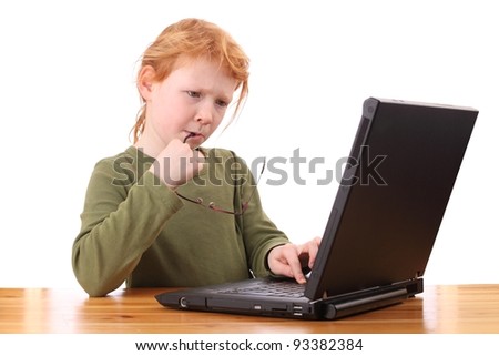 Girl Laptop