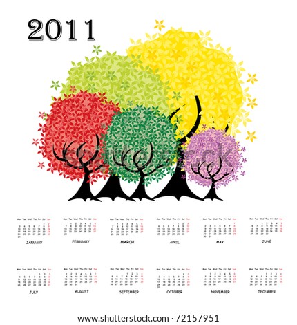 yearly calendar 2011. free yearly calendar 2011.