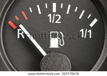 fuel gauge - empty