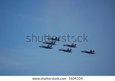 Blue Angles - Delta Formation