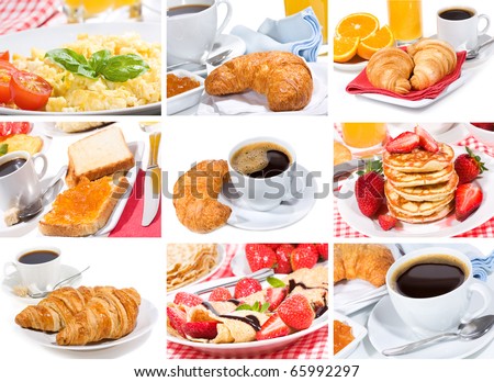 breakfast collage