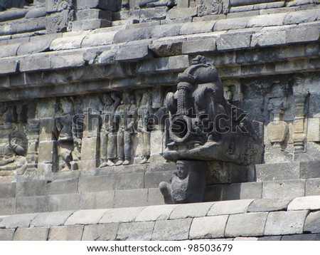Borobudur Temple Compounds, Jogjakarta. It is in the list of UNESCO World Heritage sites