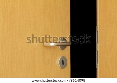 A door is a gap wide open.