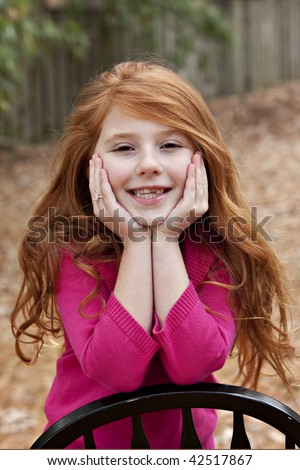 Sure, after three years I'll make one! Stock-photo-beautiful-smiling-little-girl-with-long-red-hair-in-pink-sweater-42517867