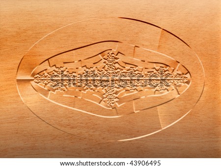 wood board with shield embossed, wooden signboard, carving engraving texture, incision,  impressed banner