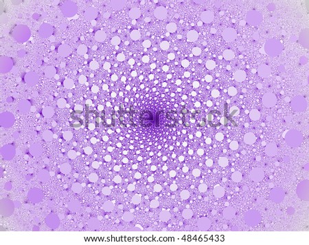 spiral endless - lighter abstract embroidery - delicate violet web