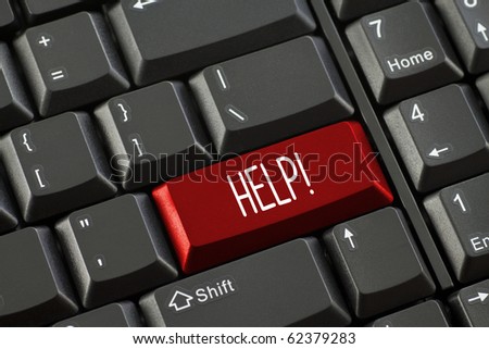 Keyboard - Enter key replace with a red HELP key