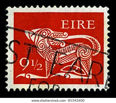 IRELAND-CIRCA 1979: A stamp printed in IRELAND shows image of 