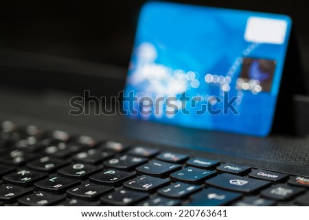 Online banking and bank transactions with credit card