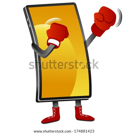 An image of a boxing smartphone.