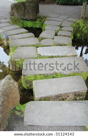 Japanese Garden: San Francisco, California: Stepping Stones