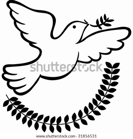 stock vector Peace Dove