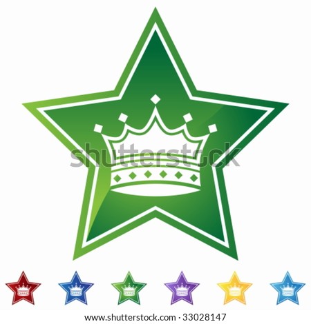 crown and star